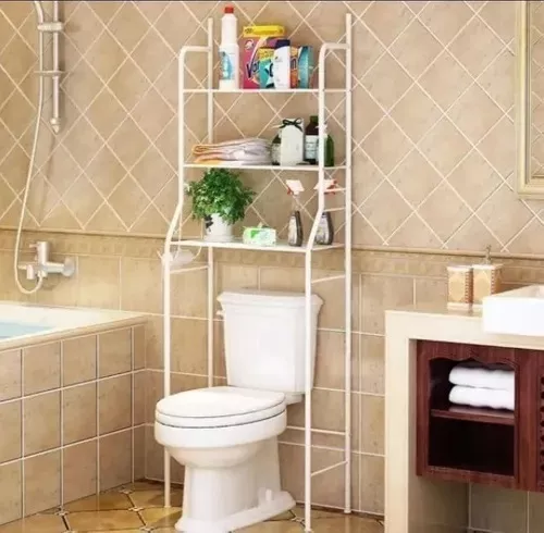 Estante Organizador Metálico Baño O Lavanderia Repiza-6