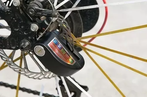 Candado Alarma Moto Bicicleta Scooter Reforzado Antirobo-5