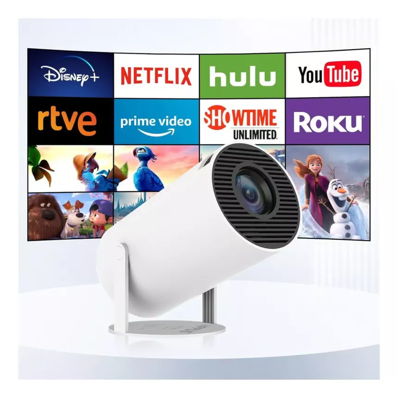 Proyector Ledstar hy300 Portatil HomeCinema 200lm blanco 110V/220V-1