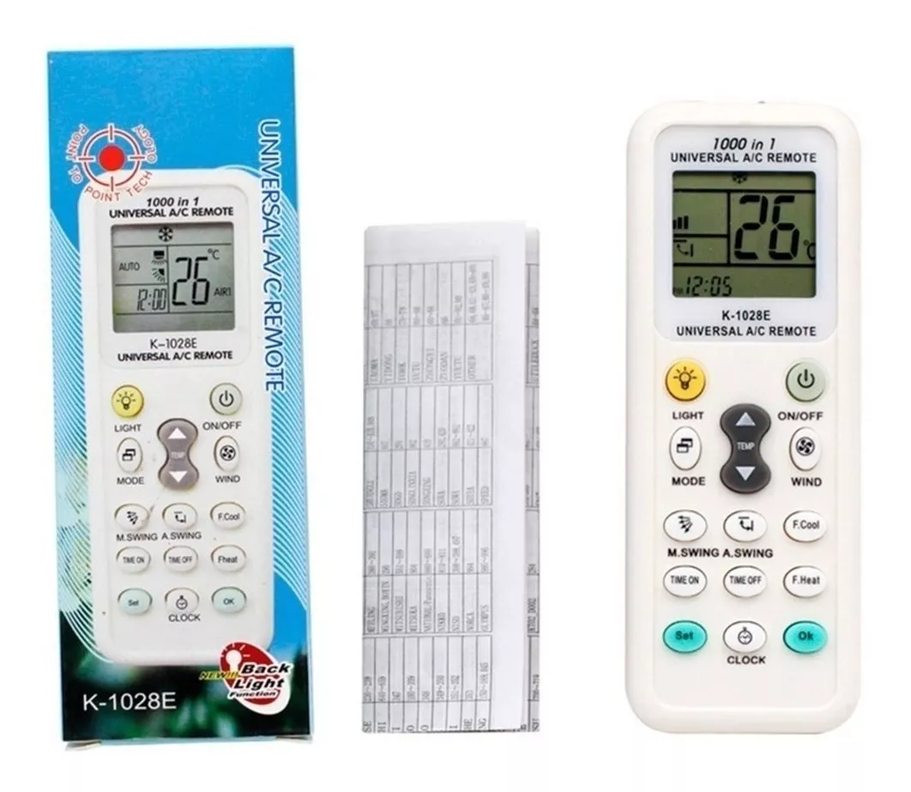 Control Remoto De Aire Acondicionado Universal K 1028e-4