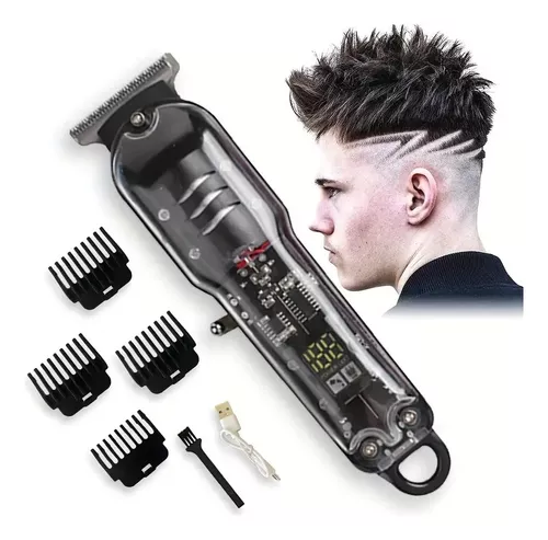 Maquina Afeitadora Cortadora De Pelo Inalámbrica Recargable-4