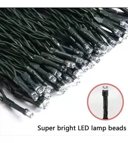 Luces Guirnalda Solar 100 Led Multicolor 10 Metros-3