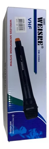 Micrófono Inalámbrico Weisre Dm-3308a Dinámico Negro-4