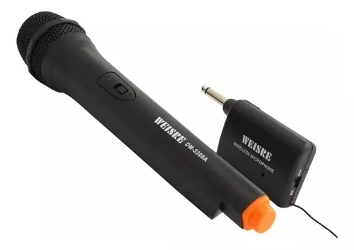 Micrófono Inalámbrico Weisre Dm-3308a Dinámico Negro-5