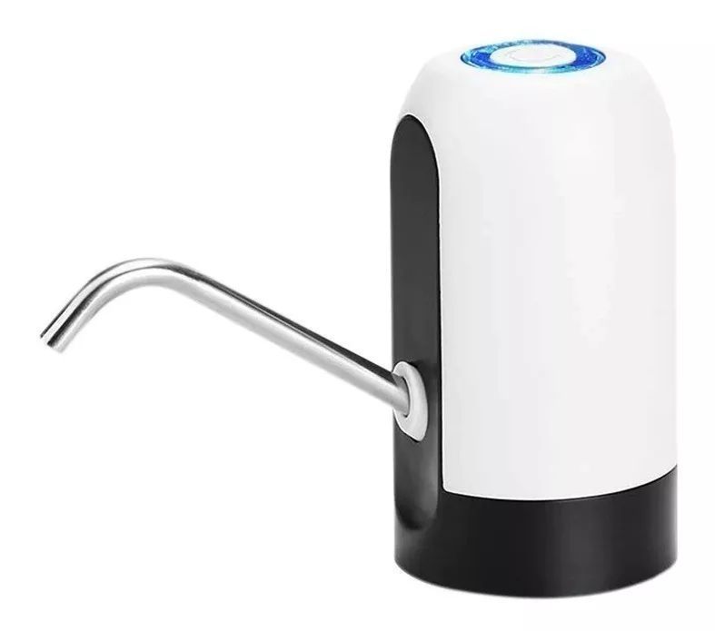 Bomba Dispensador Usb Agua Electrónico Botellon Recarga Color Blanco-2