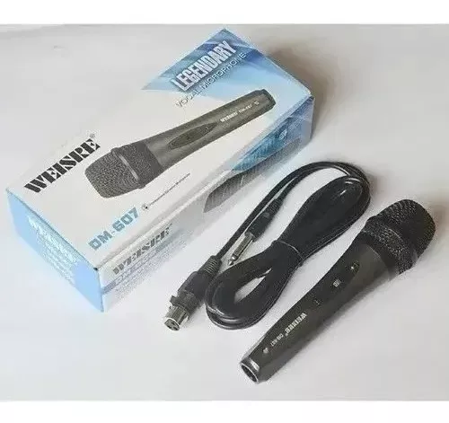 Microfono Para Karaoke Para Equipos De Audio Cableado-2
