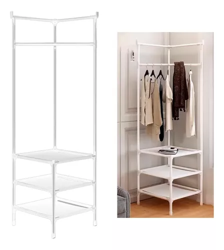Perchero Esquina Organizador Ropero Baño Armario Dormitorio-2