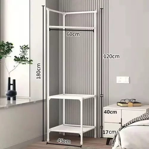 Perchero Esquina Organizador Ropero Baño Armario Dormitorio-3