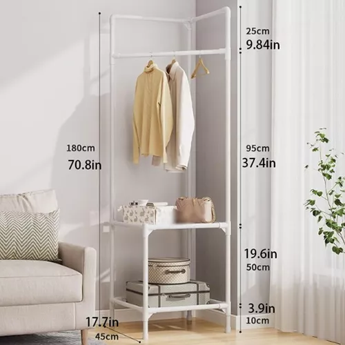 Perchero Esquina Organizador Ropero Baño Armario Dormitorio-6