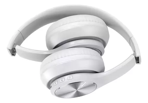 Audífonos Inalambricos Cascos Bt Con Bajo Plegables Portatil Color Negro Luz Negro-2