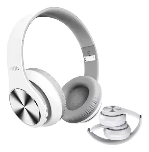 Audífonos Inalambricos Cascos Bt Con Bajo Plegables Portatil Color Negro Luz Negro-3
