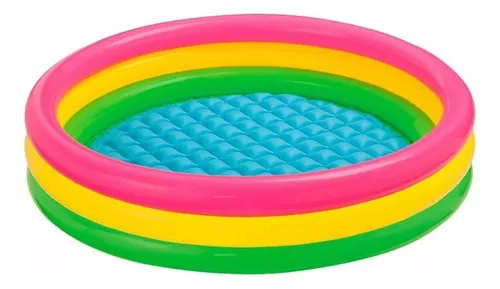 Piscina Resistente Inflable Redonda Portátil Verano Niños-0