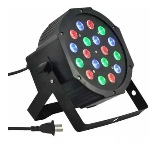 Luz Led Disco Rítmico Multicolor Led Disco Proyector Rbg-2