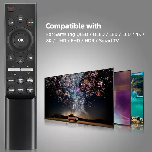 Control Remoto Compatible Samsung Smart Tv Qled 4k Mando Voz-5