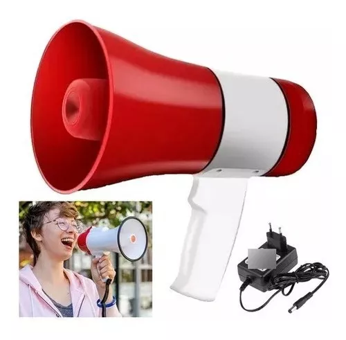 Megáfono 20w Dinámico De Mano Recargable-0