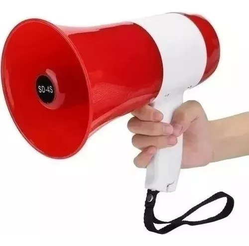 Megáfono 20w Dinámico De Mano Recargable-4