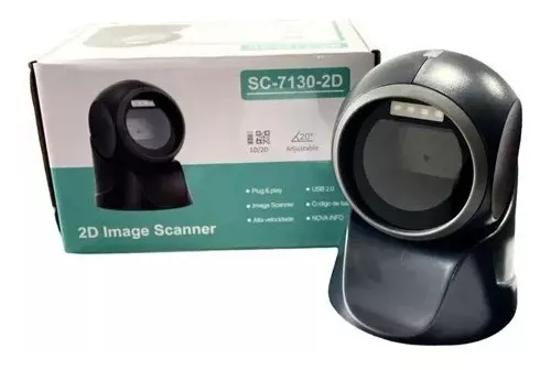 Scanner Lector Código De Barras En 1d Y 2d Usb Color Negro-5