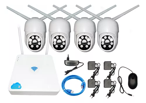 Kit Dvr 4 Cámaras Seguridad Inalámbricas Wifi-4