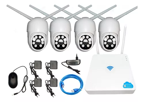 Kit Dvr 4 Cámaras Seguridad Inalámbricas Wifi-5