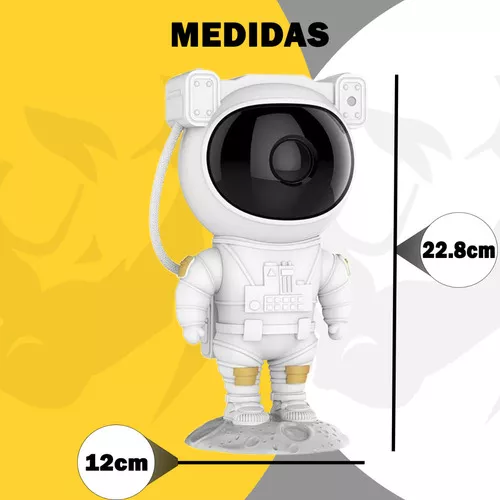 Proyector Lámpara Luz Led Galaxia Astronauta Ho442 Color de la estructura Blanco-1
