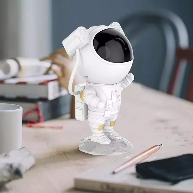 Proyector Lámpara Luz Led Galaxia Astronauta Ho442 Color de la estructura Blanco-7