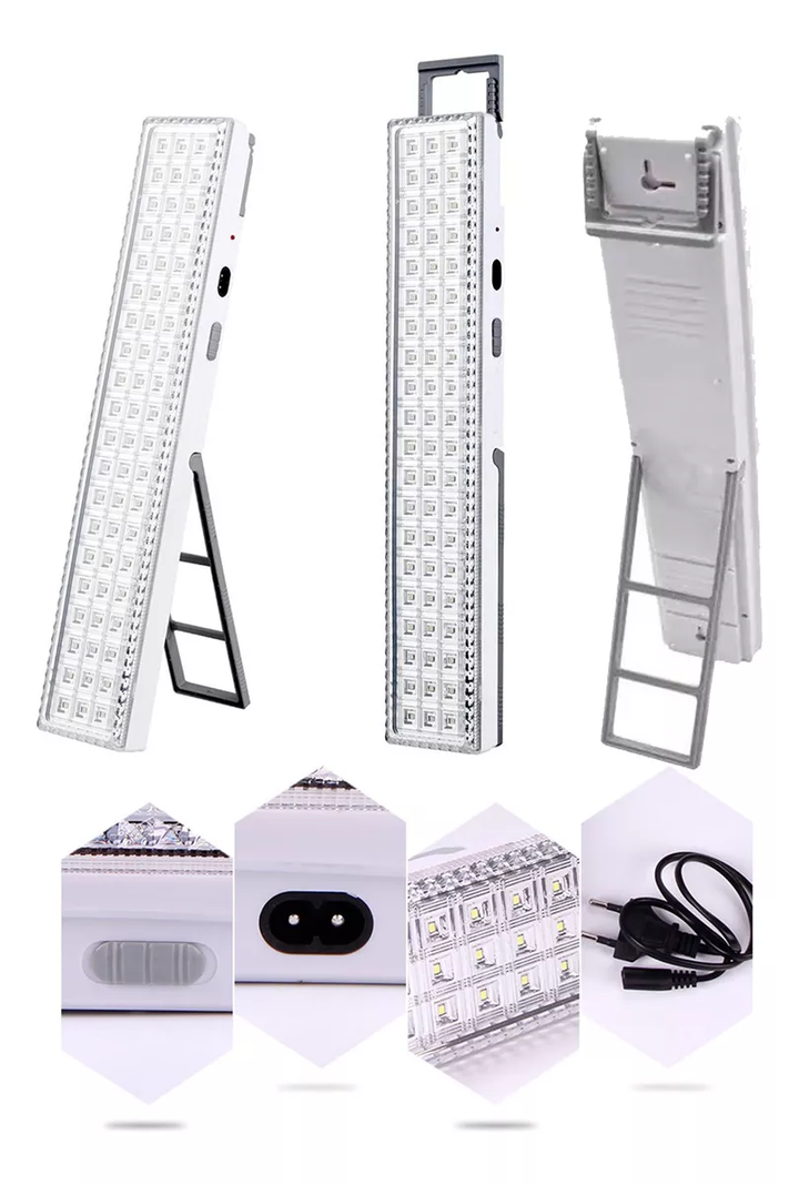 Lámpara De Emergencia Recargable Led Blanco-2