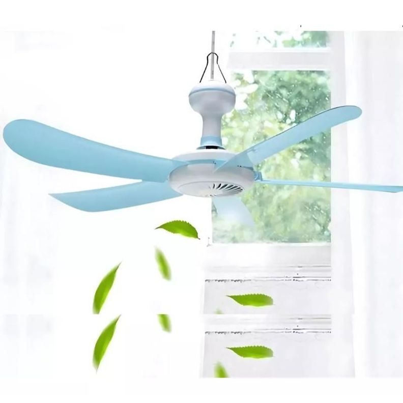 Ventilador 5 Aspas Colgante Con Enchufe A La Corriente-0