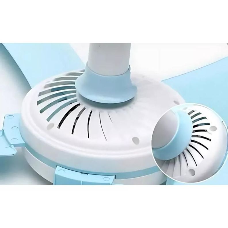 Ventilador 5 Aspas Colgante Con Enchufe A La Corriente-2