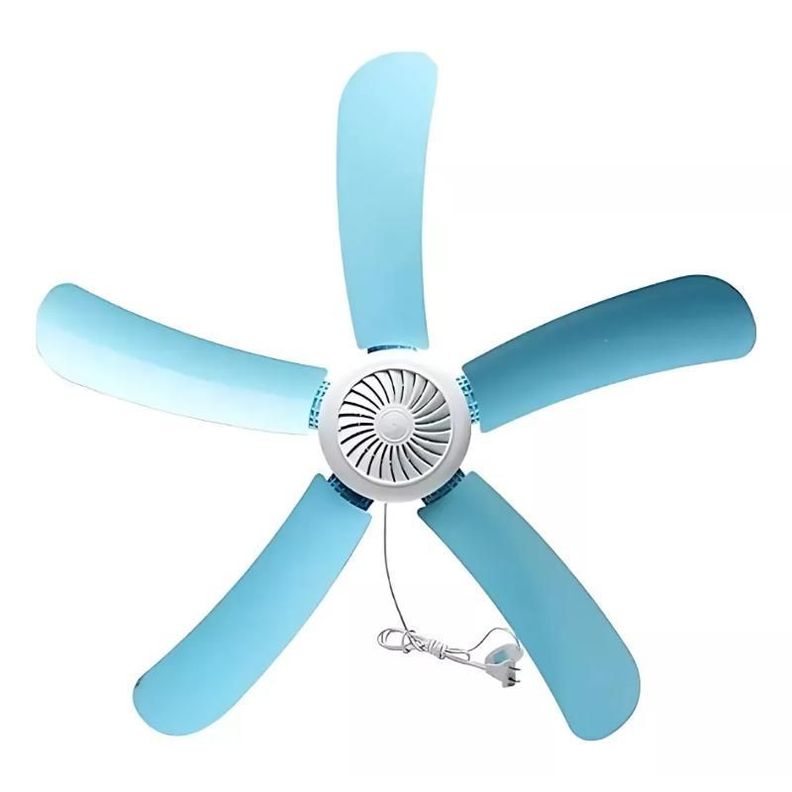 Ventilador 5 Aspas Colgante Con Enchufe A La Corriente-6