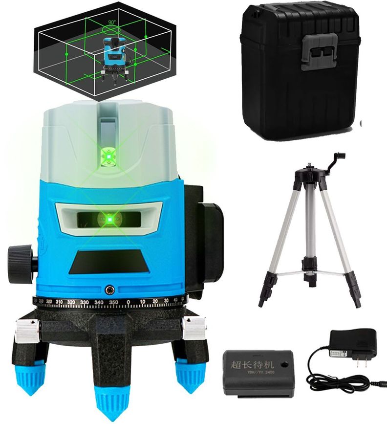 Nivel Laser Con Tripode Maletin Autonivelador 5 Líneas 360-0