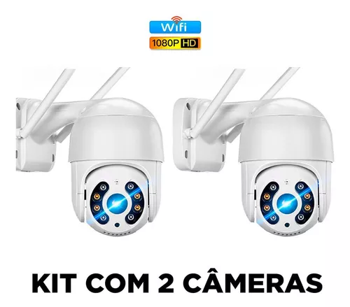 Kit de cámara IP Wifi giratoria con domo impermeable HD de 2 MP-5