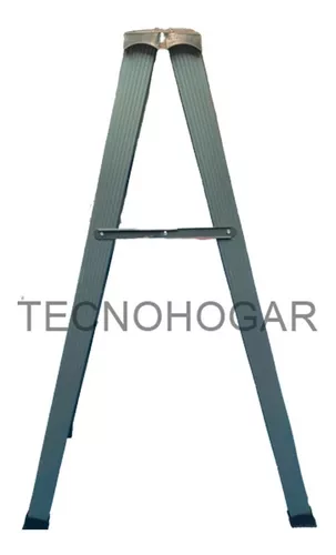 Escalera Plegable Reforzada Metálica 5 Peldaños-1
