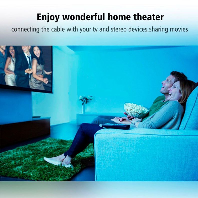 Cable Óptico Digital Tv Audio De 1.5m Alta Calidad De Sonido-1
