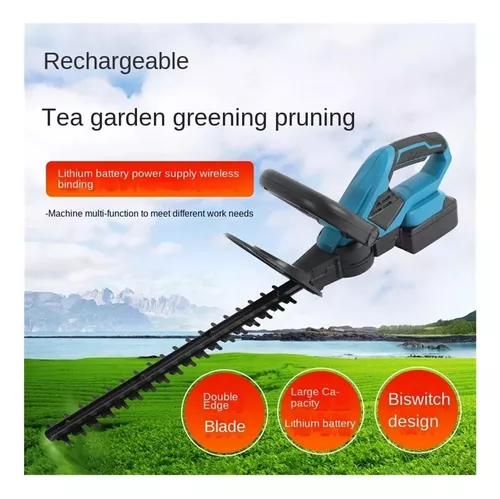 Corta setos Podadora Pasto Batería Recargable Jardín 20v-5