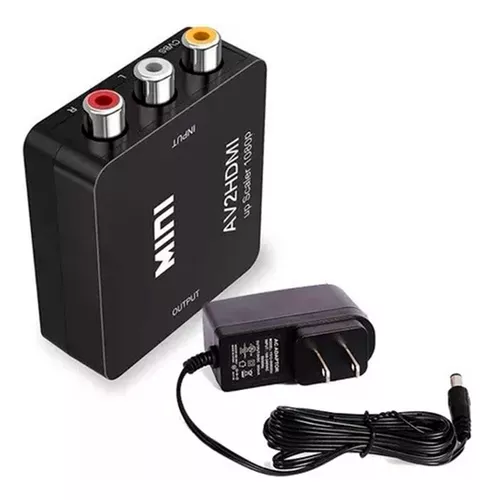 Convertidor Adaptador Audio Óptico Digital Original RCA 3.5-0