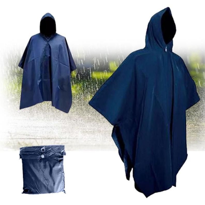 Poncho Impermeable Resistente Pvc Capa Para La Lluvia chubasquero-1
