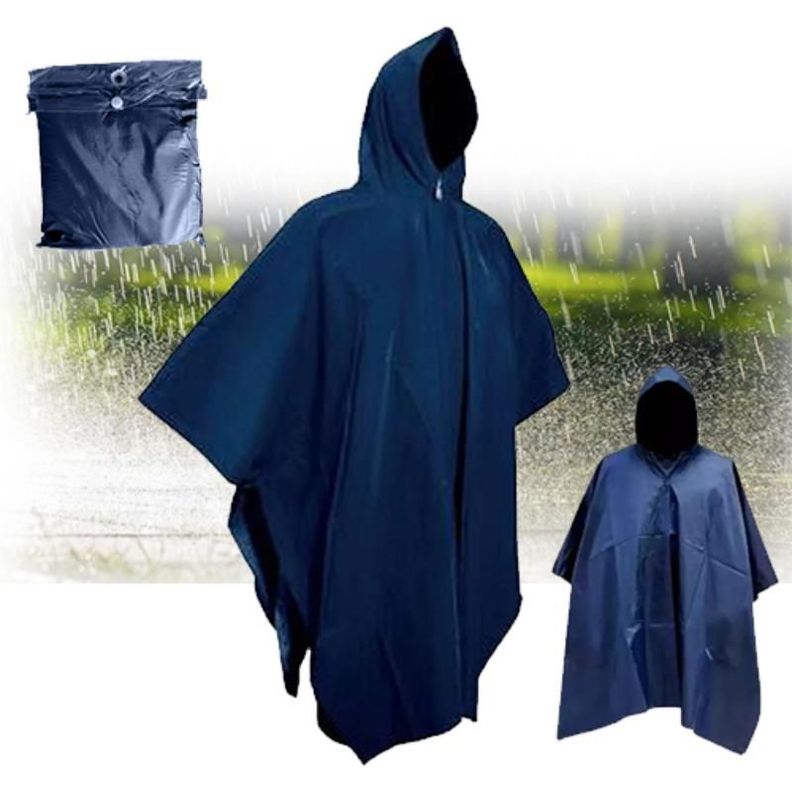 Poncho Impermeable Resistente Pvc Capa Para La Lluvia chubasquero-2
