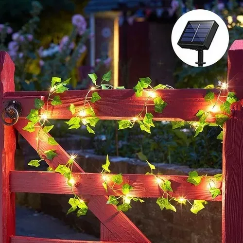 Pack X4 Guirnaldas De Luces Solar Hoja De 5 MTS-4
