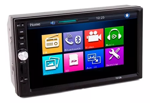 Radio Auto 2 Din Mirror Link+ Mando/7021b Mp5 7 Pulgadas-1