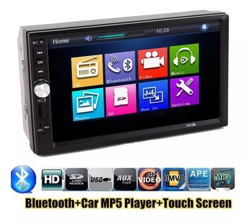 Radio Auto 2 Din Mirror Link+ Mando/7021b Mp5 7 Pulgadas-2