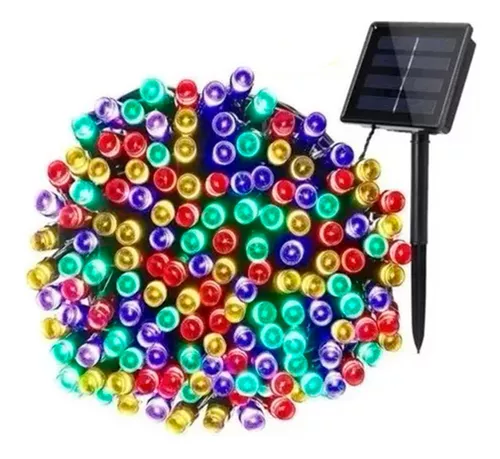 Luces Solares De Navidad X3 Guirnalda 10 Metros 100 Led-3