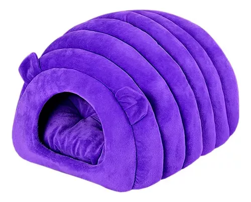 Cama Oruga Para Mascotas Acolchada Con Felpa Cómoda Práctica-2