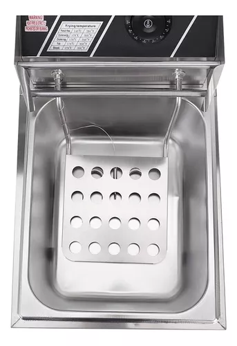 Freidora Con Tapa Eléctrica Regulador Adaptador Incluido-1