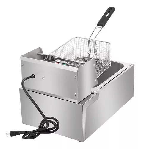 Freidora Con Tapa Eléctrica Regulador Adaptador Incluido-5