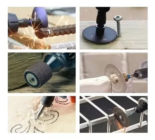 Taladro Tipo Dremel Fresa Torno Kit Accesorios Para Dremel-5