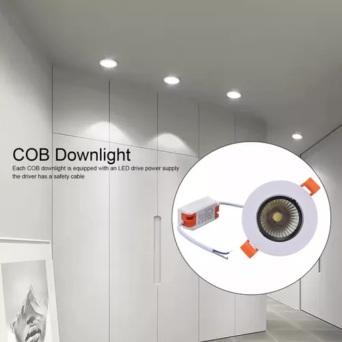Foco Led Empotrable 11.5cm 16w 630lm, Regulable, Embutido Color Blanco-2