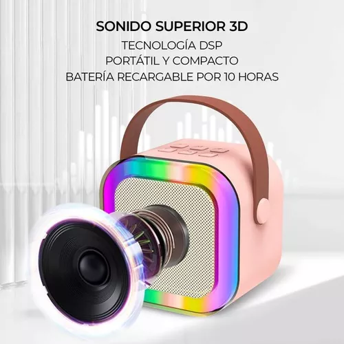Parlante Con Micrófono Karaoke Bluetooth Portátil Radio-4