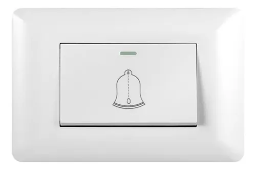 Pulsador Simple Timbre Interruptor 10a 250v Campana Hogar-1