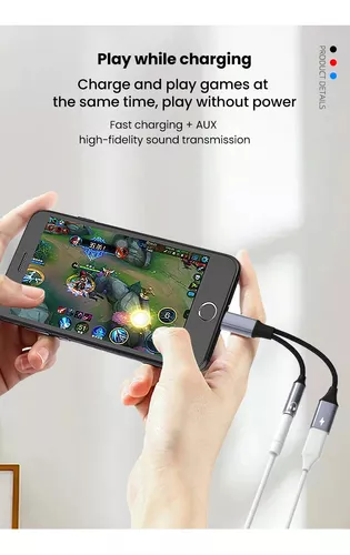 Adaptador Split De Audífonos Y Carga Tipo-c A Audio Jack 3.5-2