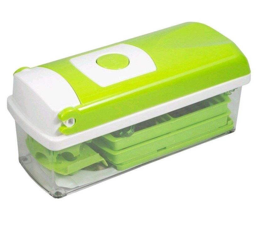 Picador Cortador 10 En 1 Rallador Multiuso Verduras Frutas-4